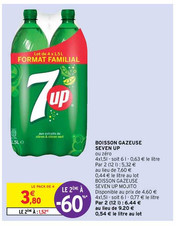 boisson gazeuse seven up