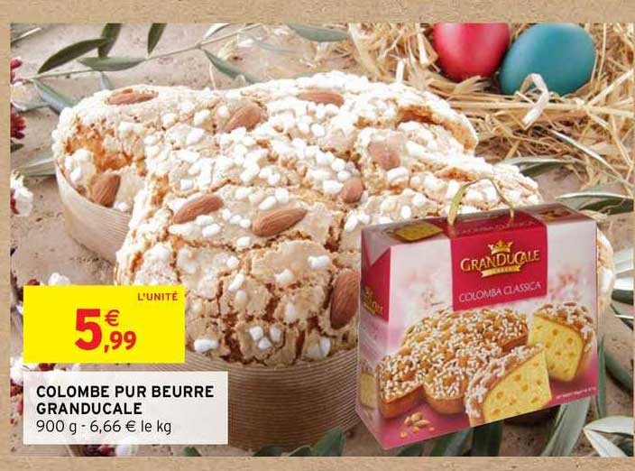 colombe pur beurre granducale