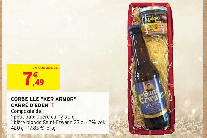 corbeille "ker armor" carré d'eden