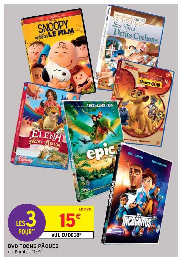 Dvd Toons Pâques