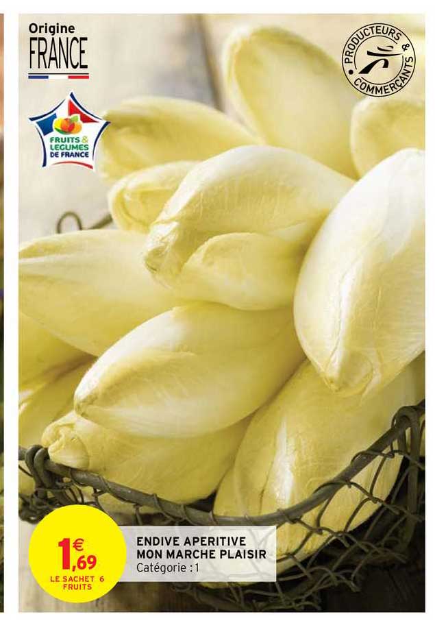 endive apéritive mon marché plaisir