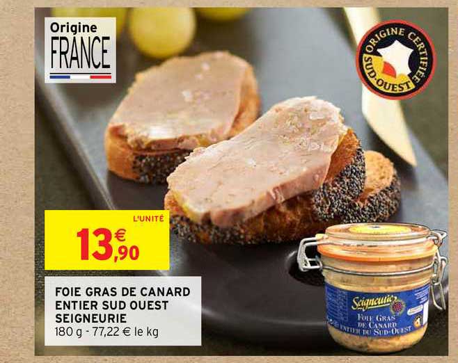foie gras de canard seigneurie