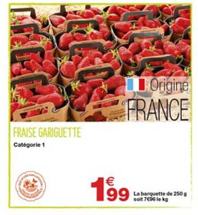 Fraise Gariguette