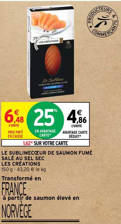 le sublime cœur de saumon fumé salé au sel sec les créations
