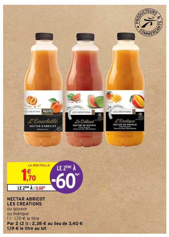 Nectar Abricot Les Creations