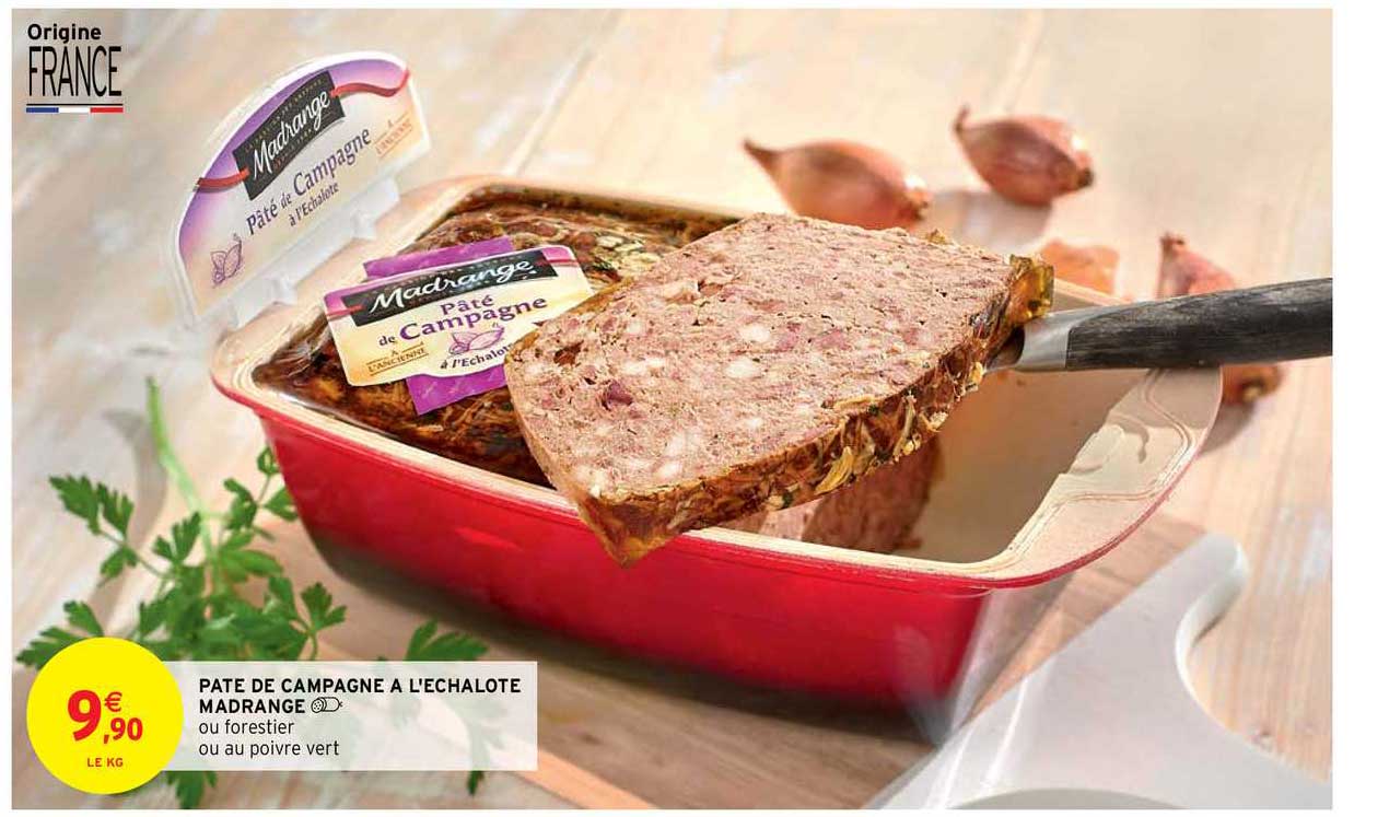 pâté de campagne à l'échalote madrange