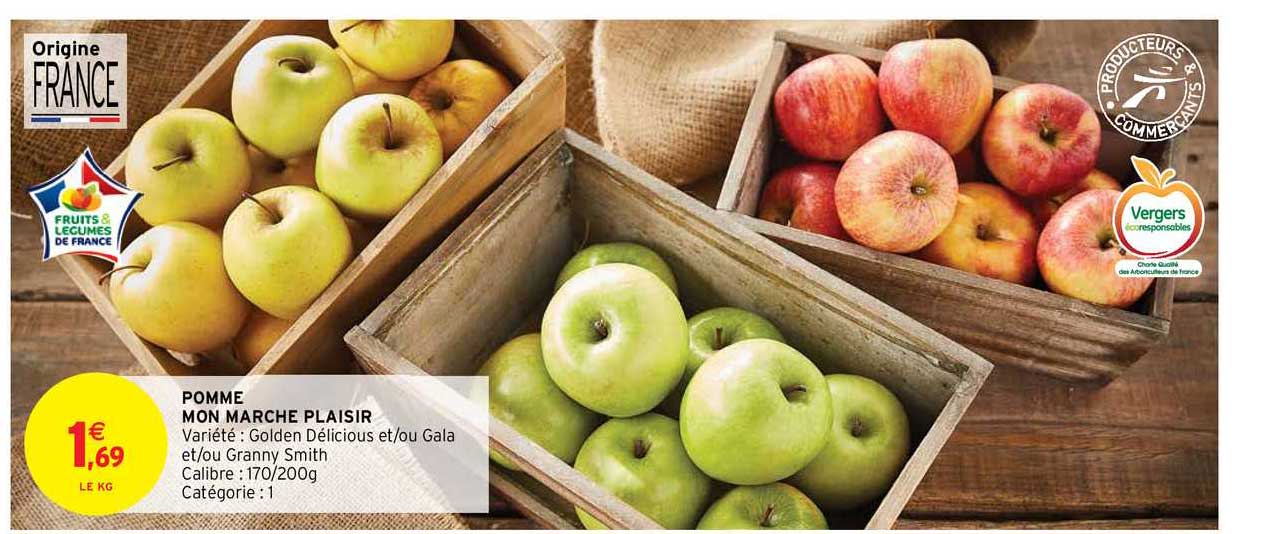 pomme mon marché plaisir