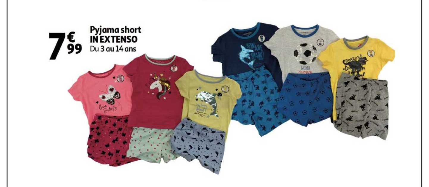 pyjama short in extenso