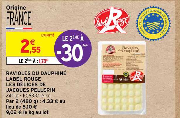 Ravioles Du Dauphiné Label Rouge Les Délices De Jacques Pellerin