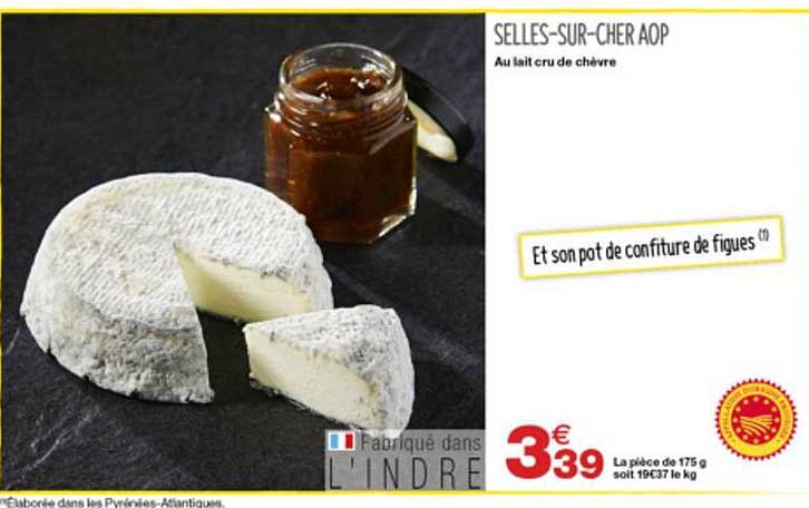 Selles-sur-cher Aop Au Lait Cru De Chèvre