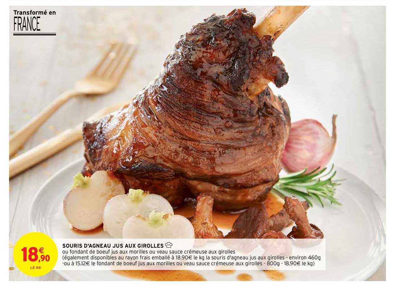 Souris D'agneau Jus Aux Girolles