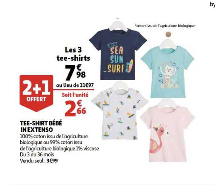 tee-shirt bébé in extenso