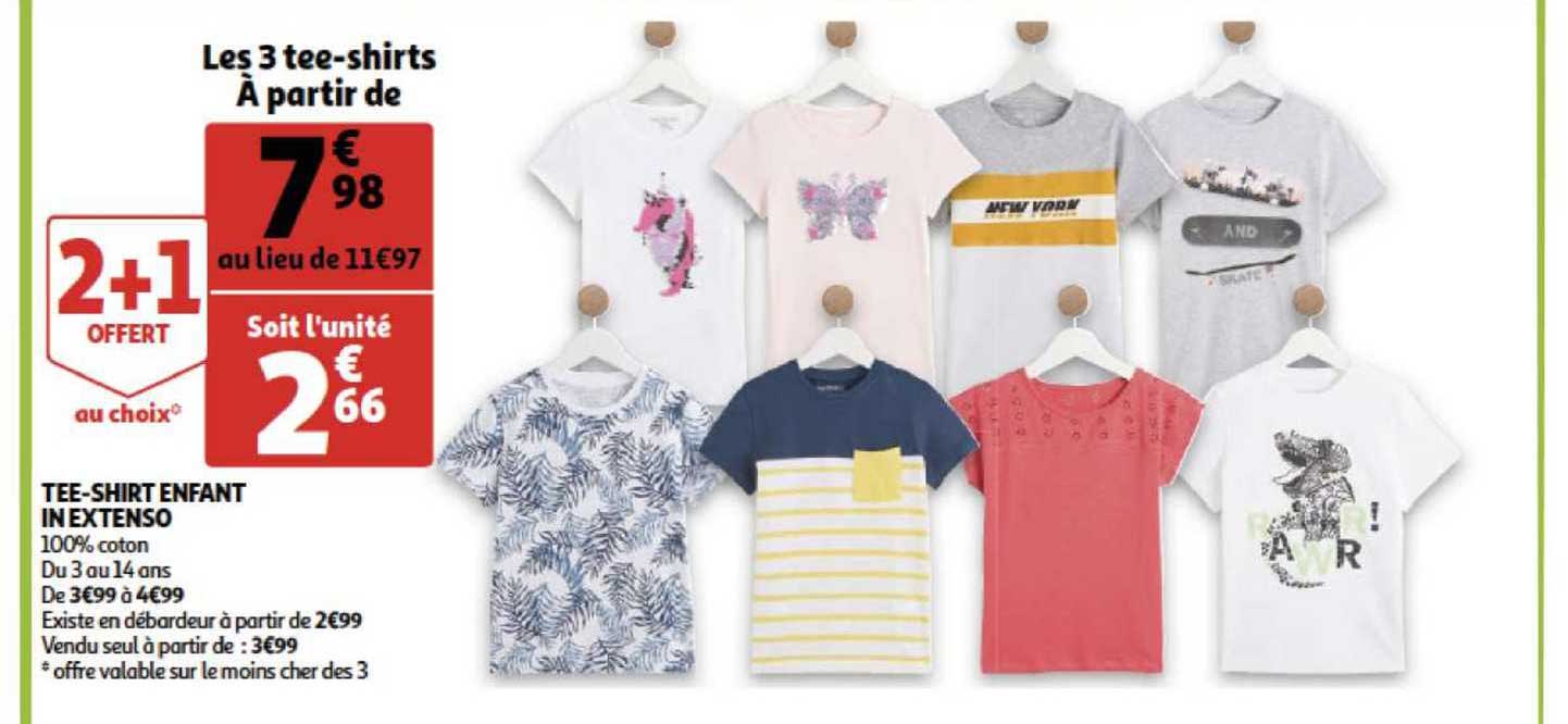 tee-shirt enfant in extenso