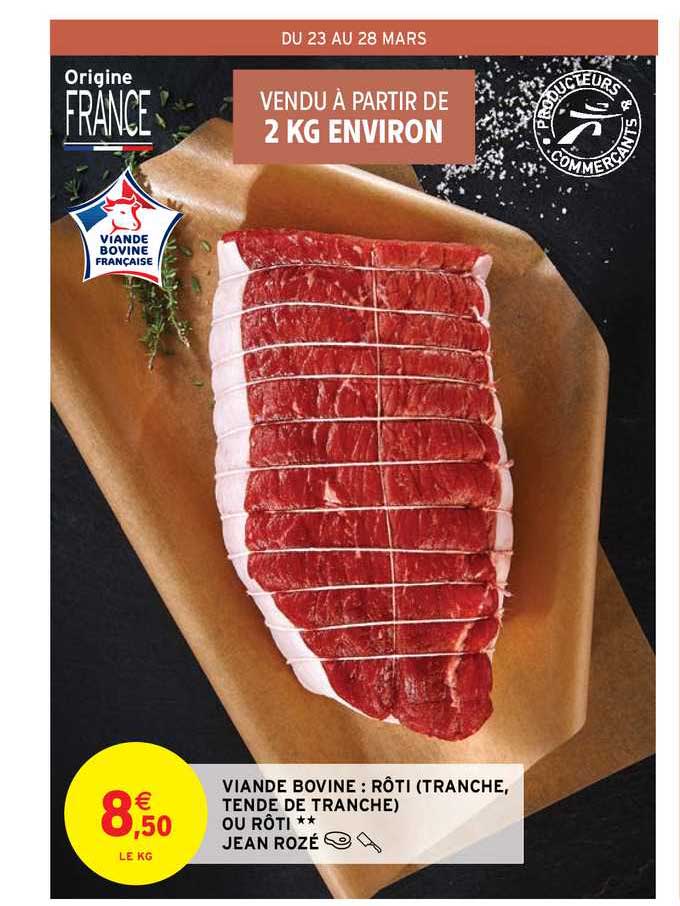 viande bovine : rôti jean rozé