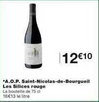 a.o.p. saint-nicolas-de-bourgueil les silices rouge