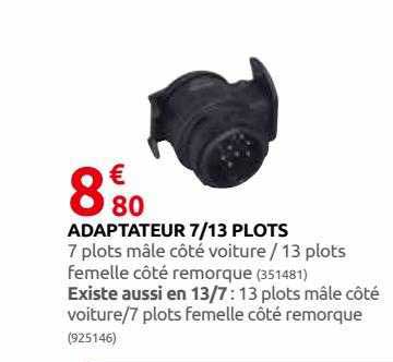 Adaptateur 7-13 Plots