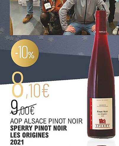 aop alsace pinot noir sperry pinot noir les origines 2021