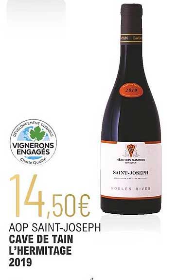 aop saint-joseph cave de tain l'hermitage 2019
