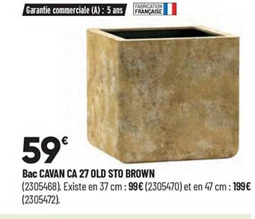 bac cavan ca 27 old sto brown