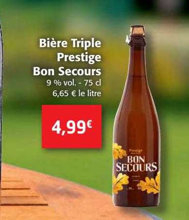 Bière Triple Prestige Bon Secours