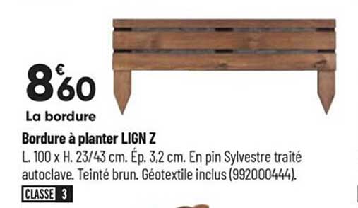 bordure à planter lign z
