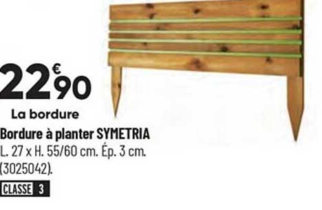 bordure à planter symetria
