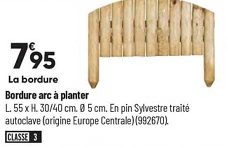 bordure arc à planter