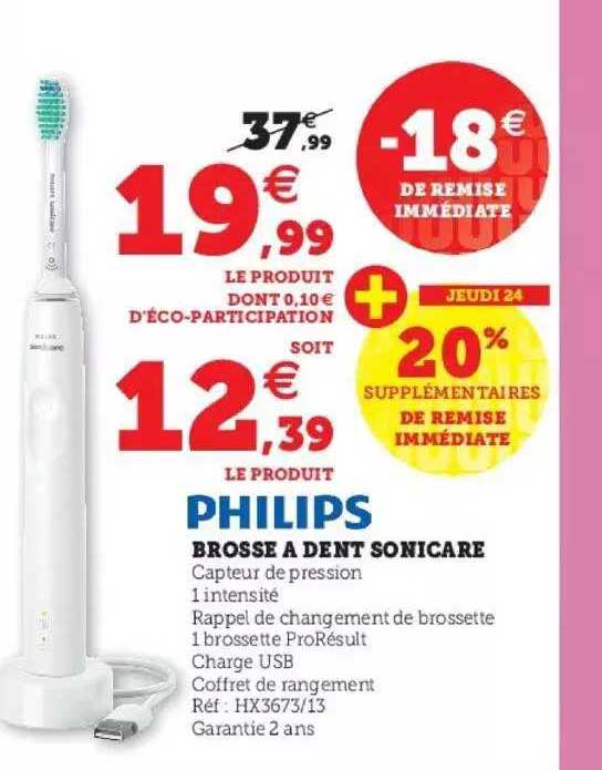 brosse à dent sonicare philips