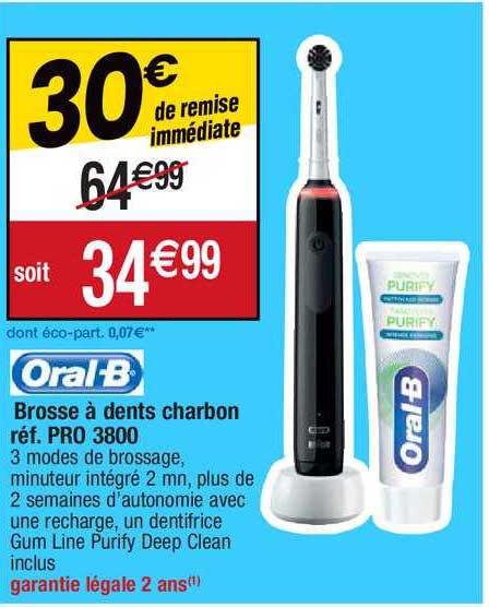brosse à dents charbon oral-b