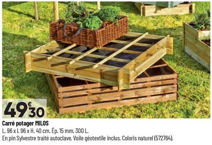 carré potager milos