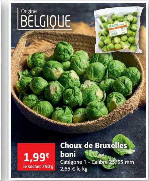choux de bruxelles boni