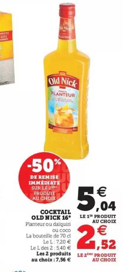 cocktail old nick 16°