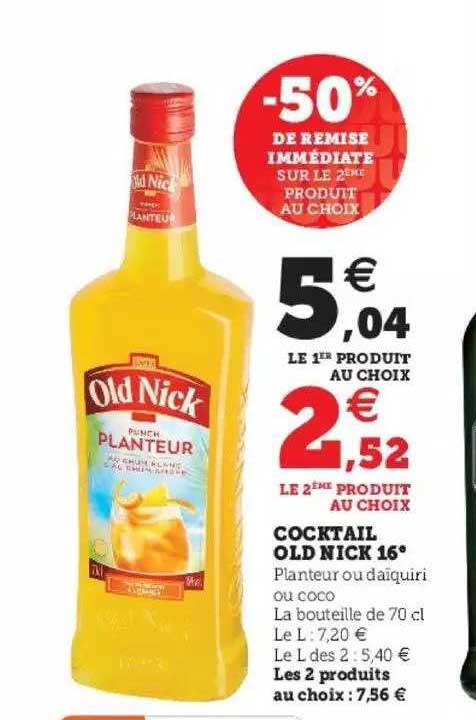 cocktail old nick 16°