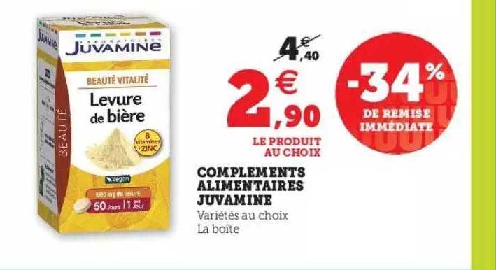 compléments alimentaires juvamine