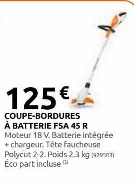 Coupe-bordures à Batterie Fsa 45 R