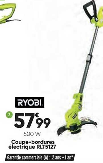 coupe-bordures électrique rlt5127 ryobi