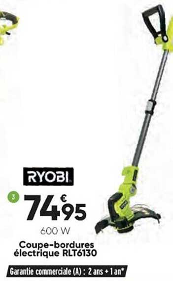 coupe-bordures électrique rlt6130 ryobi