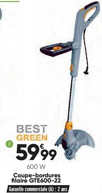 coupe-bordures filaire gte600-22 bestgreen