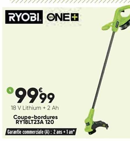 coupe-bordures ry18lt23a 120 ryobi one+