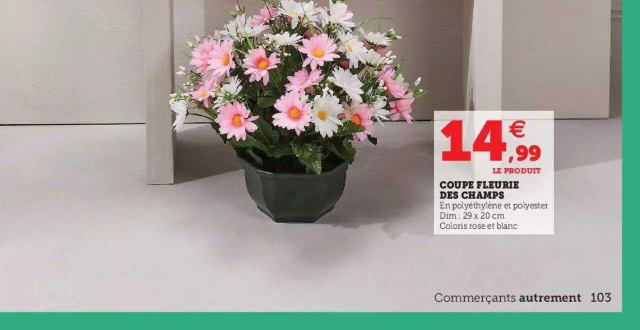 coupe fleurie des champs