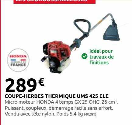 coupe-herbes thermique ums 425 ele