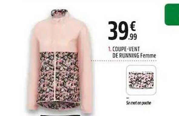 coupe-vent de running femme