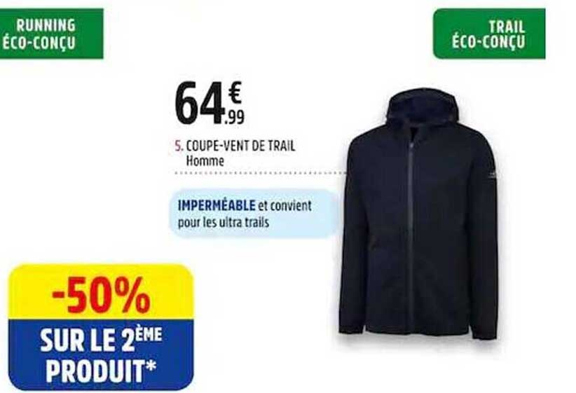 coupe-vent de trail homme