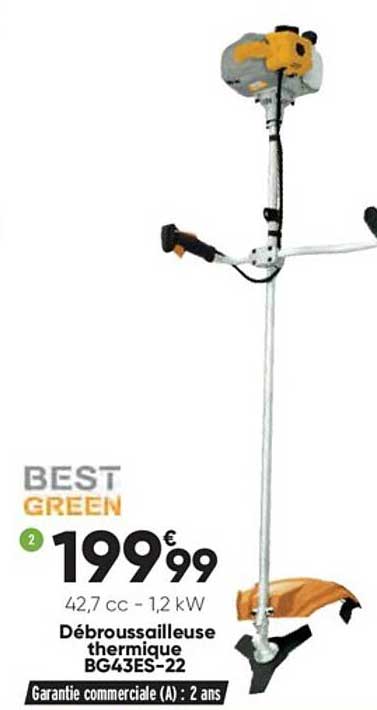débroussailleuse thermique bg43es-22 bestgreen