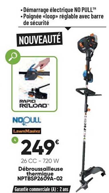 débroussailleuse thermique lawnMaster