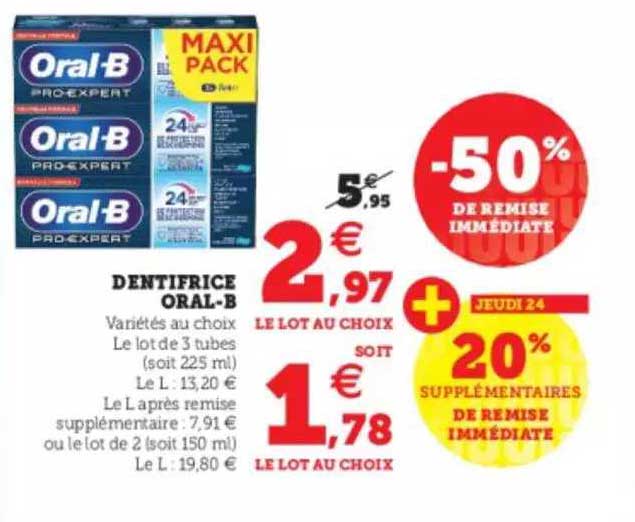 dentifrice oral-b