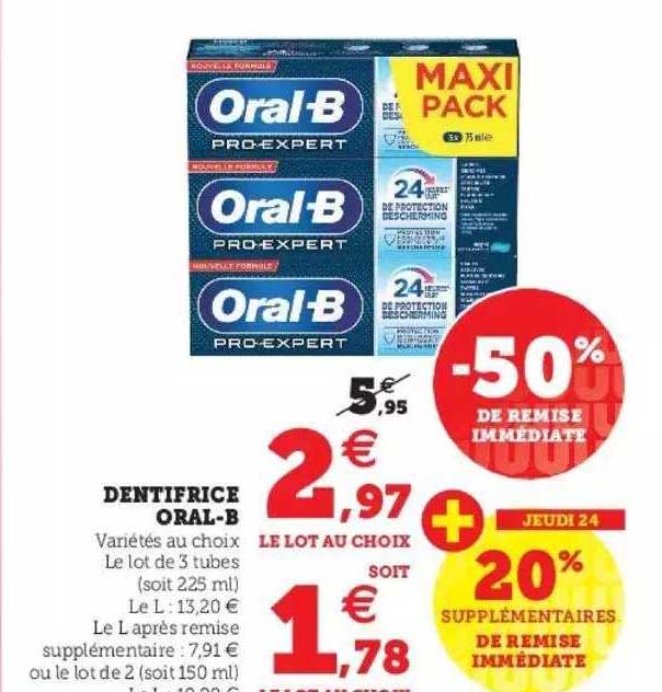 dentifrice oral-b