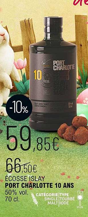 écosse islay port charlotte 10 ans