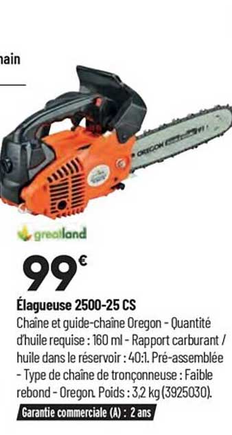 élagueuse 2500-25 cs greatland