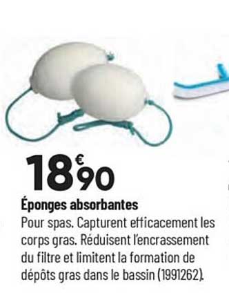 éponges absorbantes